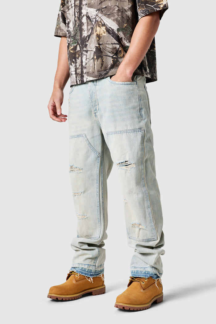 Xavier Relaxed Jean - Sand Blue
