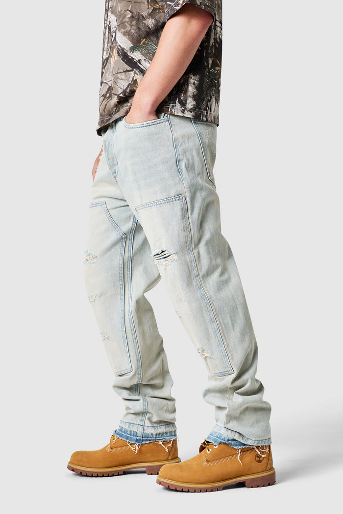 Xavier Relaxed Jean - Sand Blue