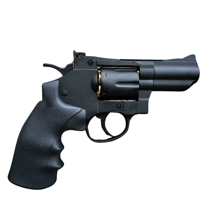 ZP-5 Snub Nose .357 Revolver Gel Blaster Metal C02 Powered (Black)